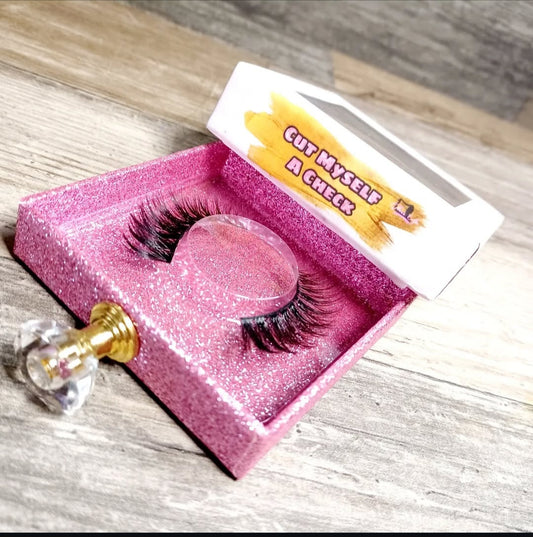 Cut Myself A Check Strip Eyelashes