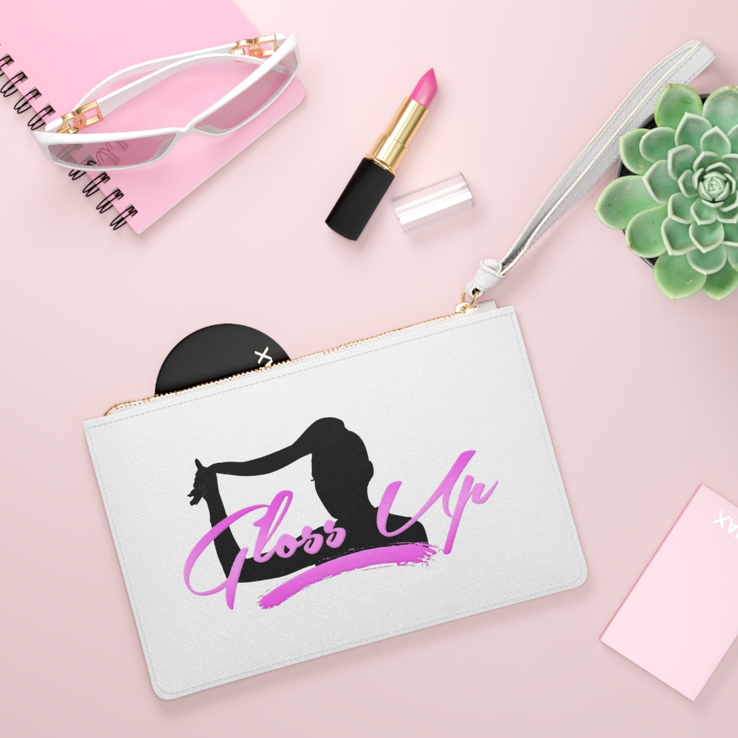 Gloss Up Clutch Bag, Makeup Bag, Cosmetic Pouch, Evening Clutch, Stylish Clutch, Trendy Handbag