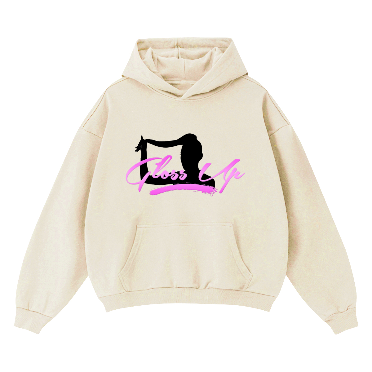 Unisex Cropped Drop Shoulder Heavyweight Oversized Hoodie(460GSM)