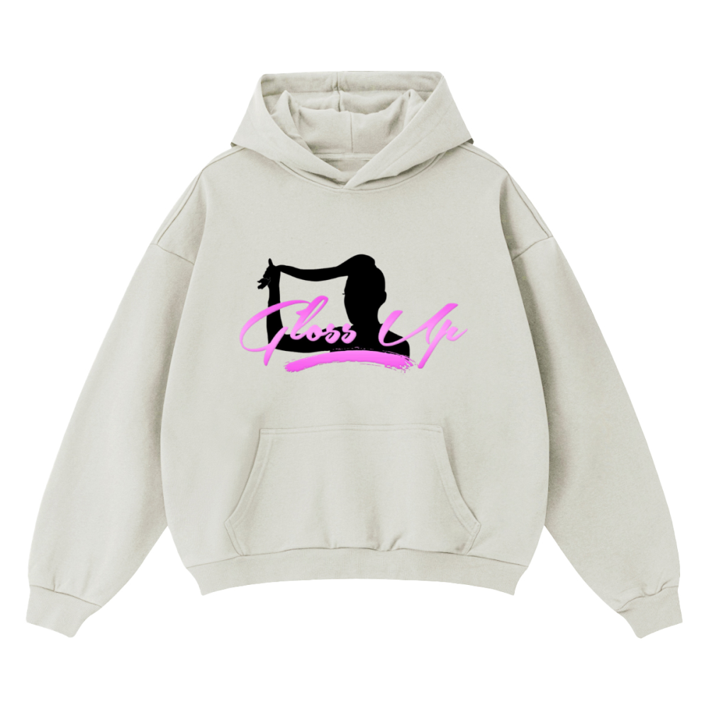 Unisex Cropped Drop Shoulder Heavyweight Oversized Hoodie(460GSM)