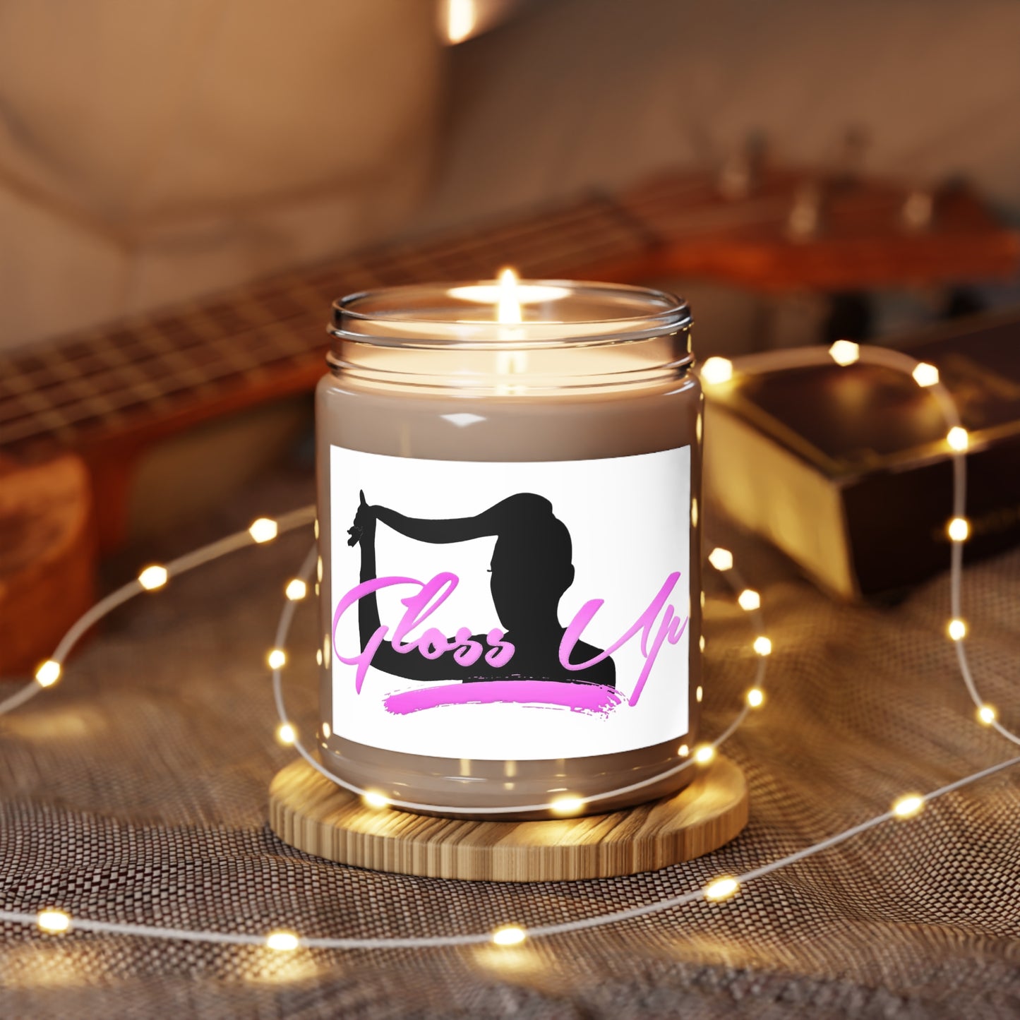 Gloss Up Scented Soy Candle - Relaxing Aromatherapy, Cozy Home Decor, Gift for Her, Self-Care Essentials, Spa Day, Candle Lover's Gift